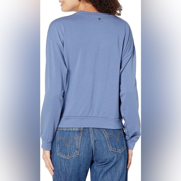 Roxy Blue Crew Sweater Size M - Picture 2 of 5